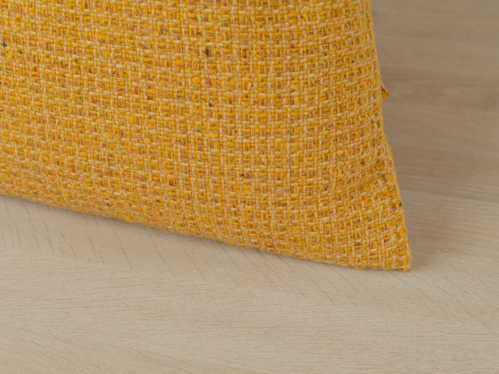 Mourne Textiles Cloughmore Tweed Cushion, Yellow