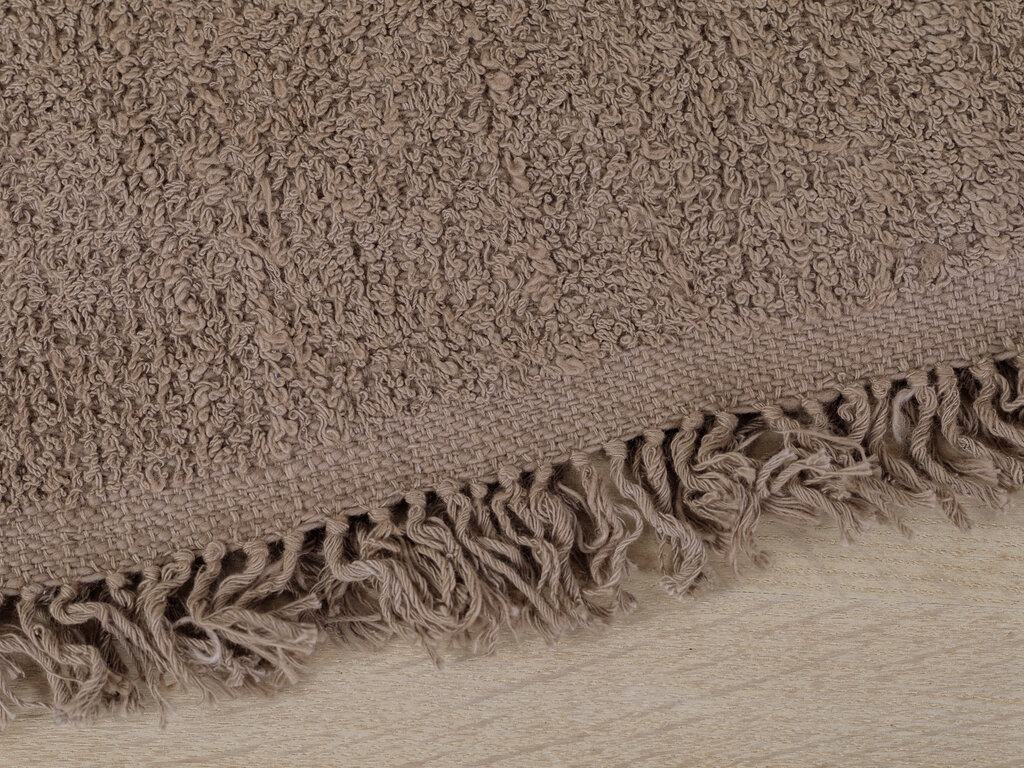 Jurgen Lehl Handwoven Pile Face Towel (Brown)