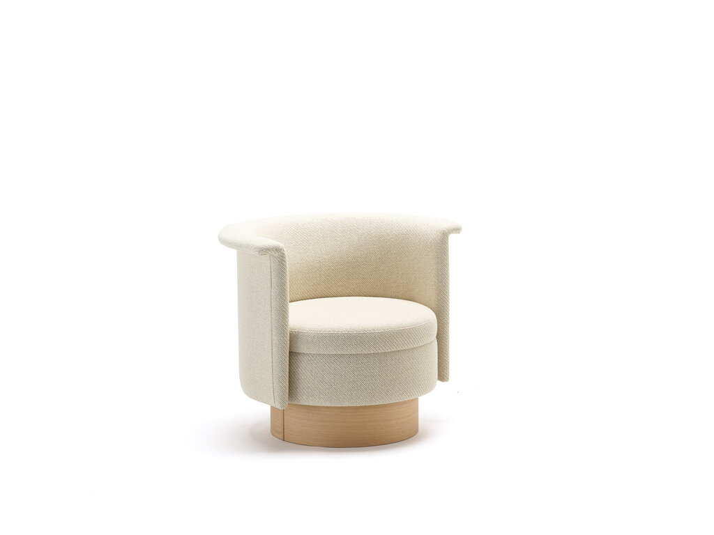 Karimoku Case N-SW01 Swivel Lounge Chair
