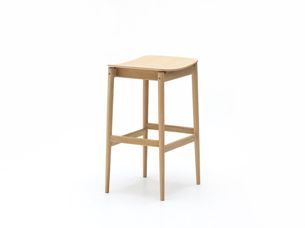 Keiji Ashizawa for Karimoku Case A-BS02 Bar Stool (Backless)