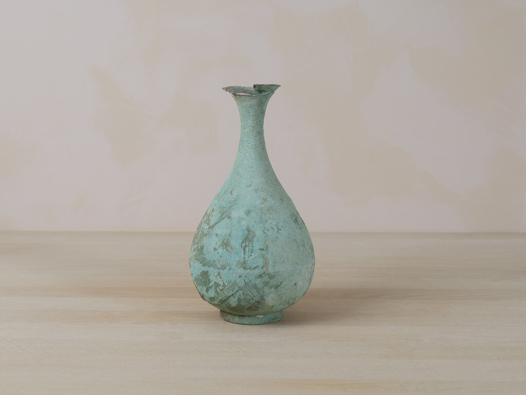 Antique Goryeo Period Bronze Vase