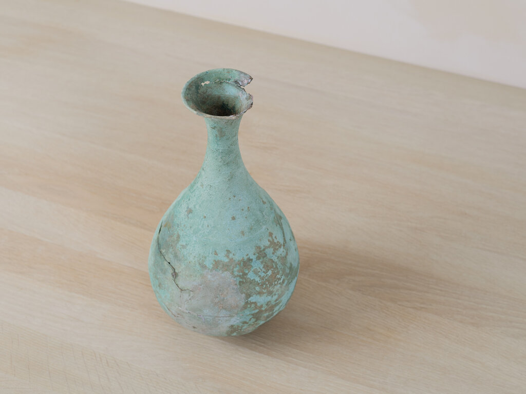 Antique Goryeo Period Bronze Vase