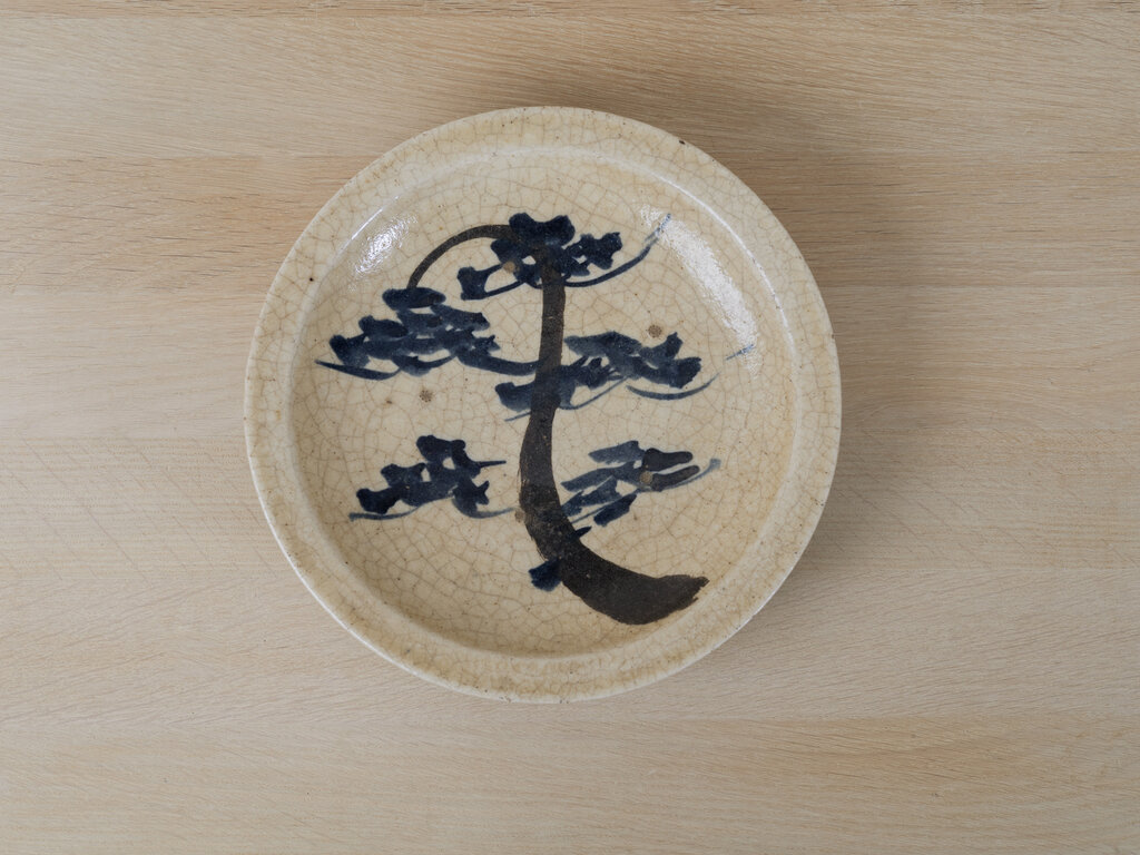 Antique Seto Pine Dish
