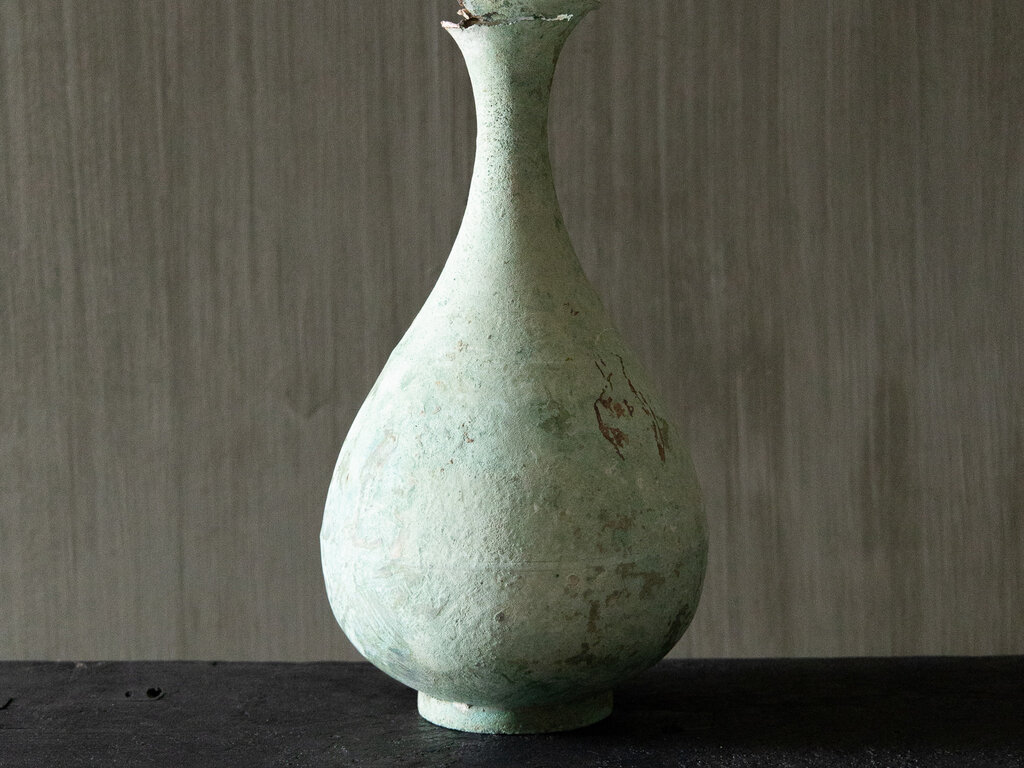 Antique Goryeo Period Bronze Vase