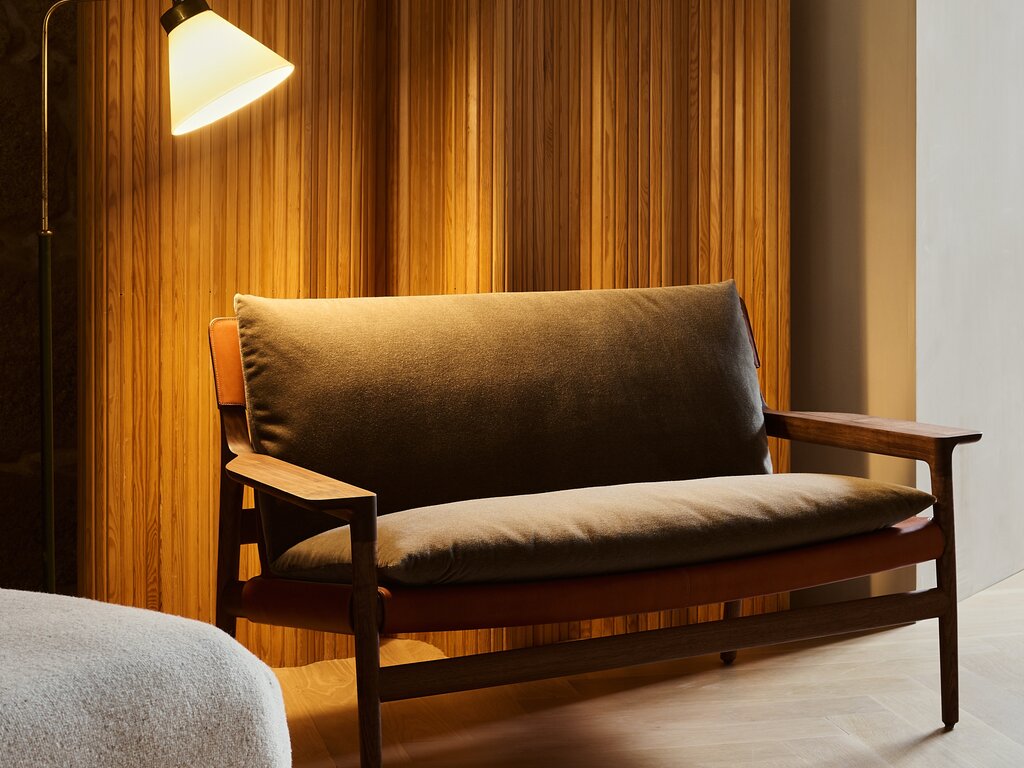 Luca Nichetto for De La Espada Sela Sofa (Wide Arms)