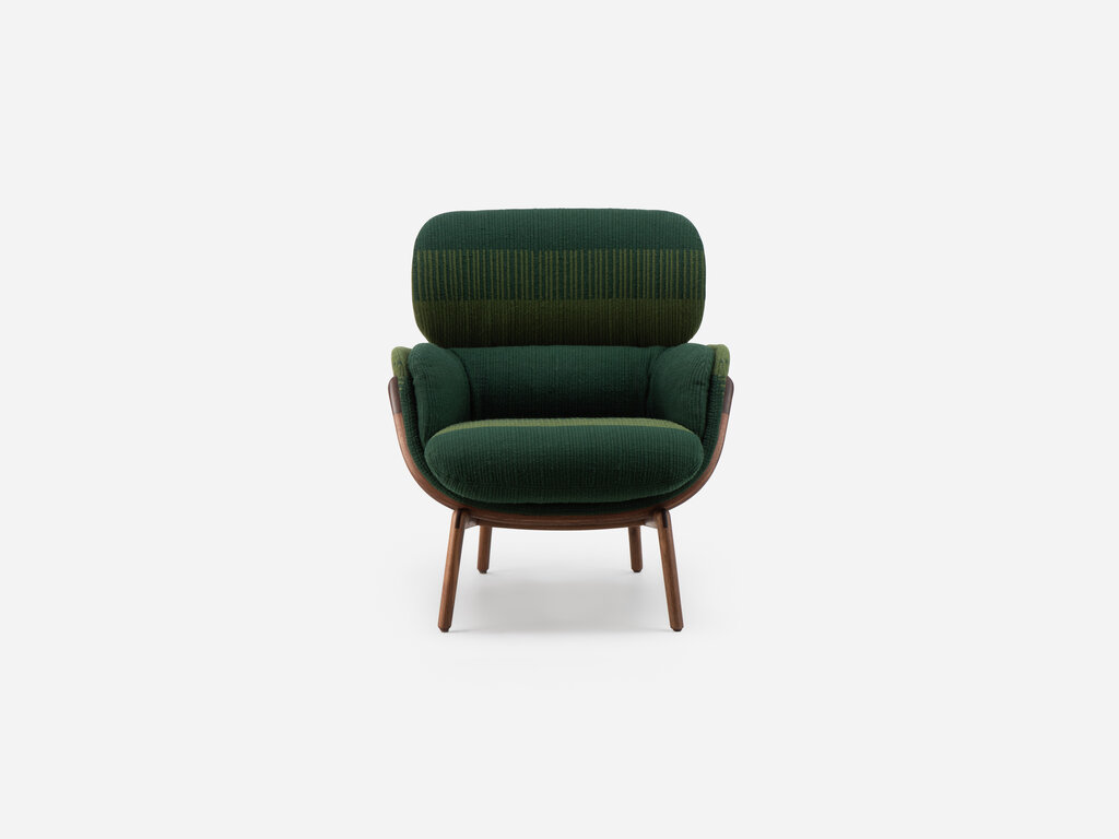 Luca Nichetto for De La Espada Elysia Lounge Chair with Manta Lido Upholstery