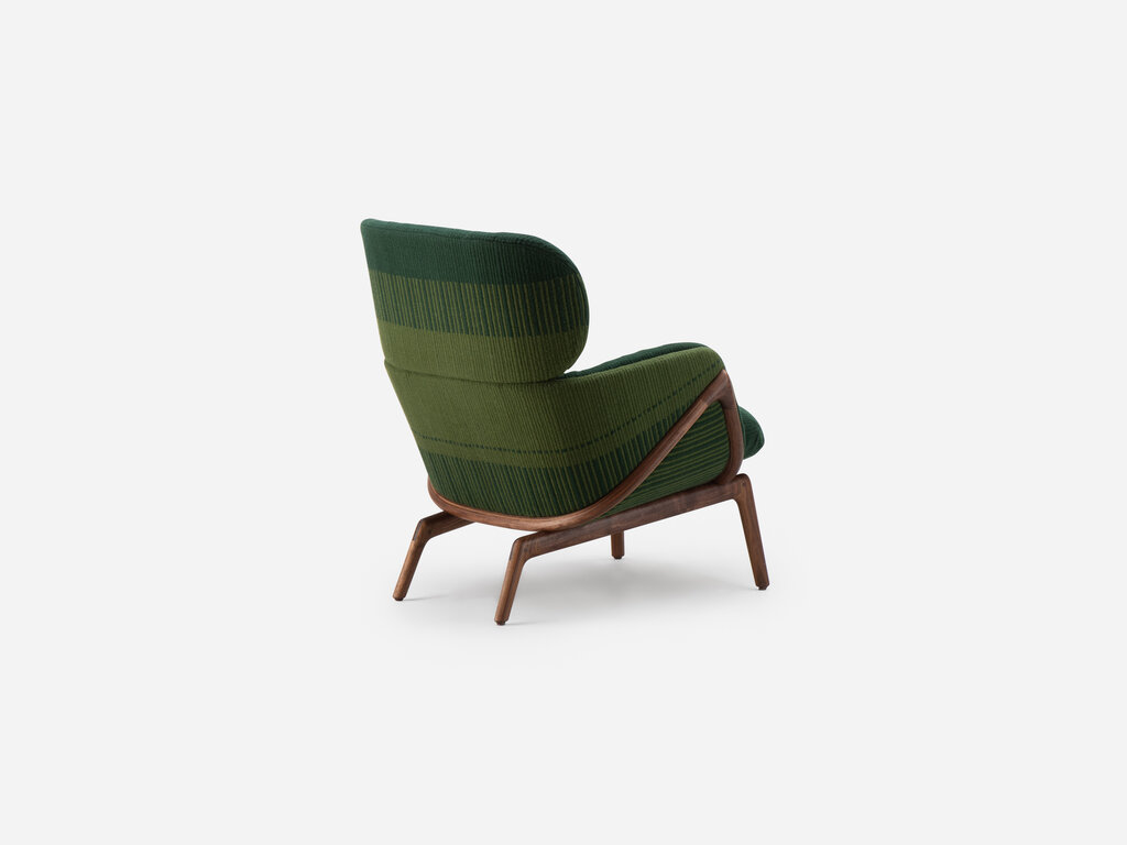 Luca Nichetto for De La Espada Elysia Lounge Chair with Manta Lido Upholstery