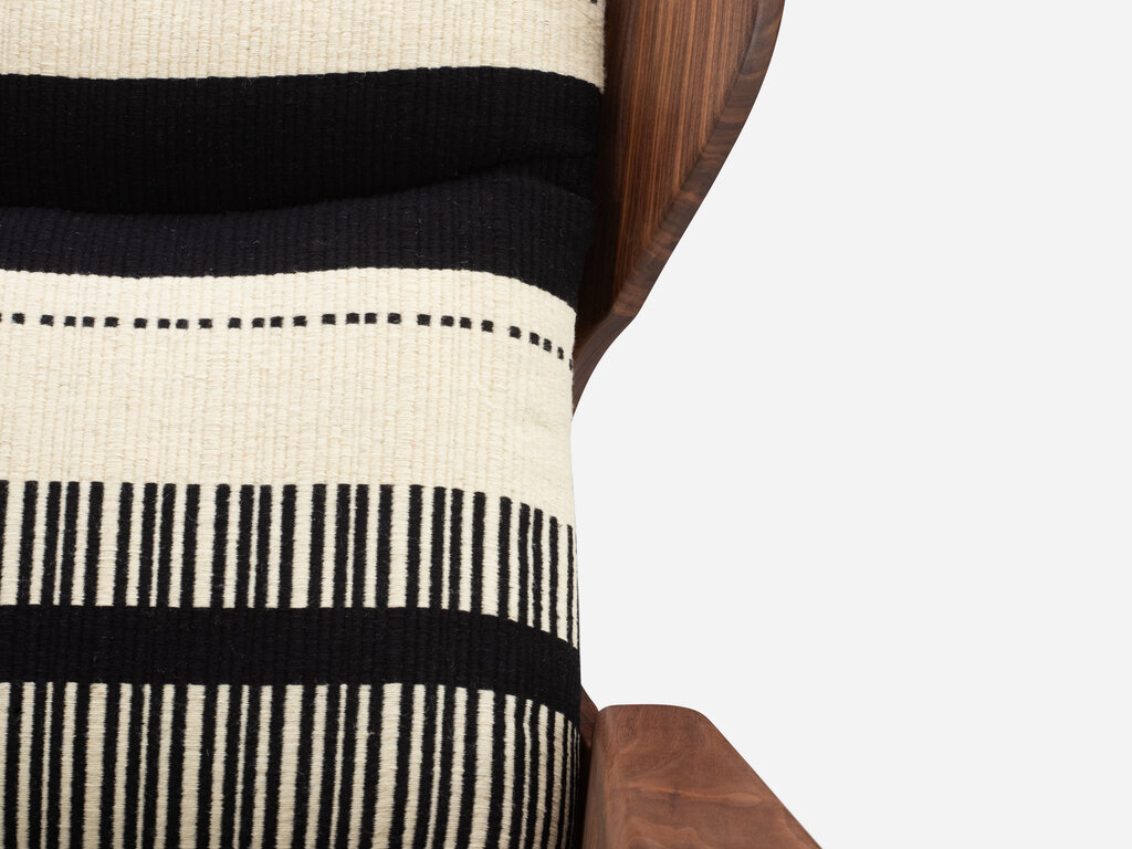 De La Espada Twenty-Five Bergere Chair with Manta Lido Upholstery