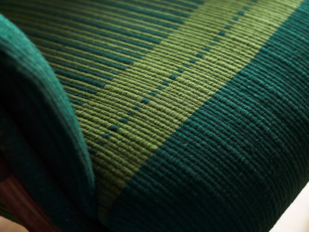 Luca Nichetto for De La Espada Elysia Lounge Chair with Manta Lido Upholstery