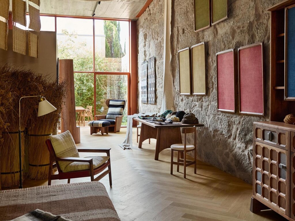 Luca Nichetto for De La Espada Sela Lounge Chair (Narrow Arms) with Manta Lido Upholstery