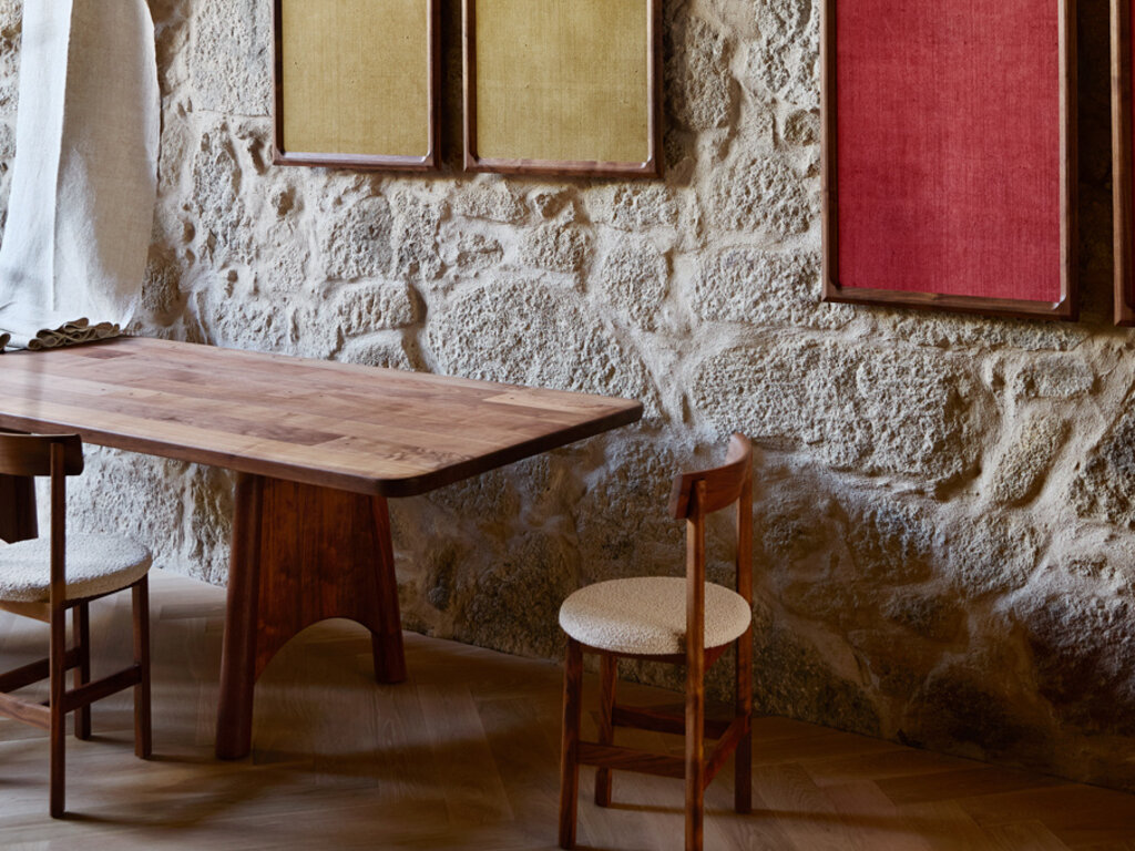 De La Espada Twenty-Five Dining Table (Wood Top)