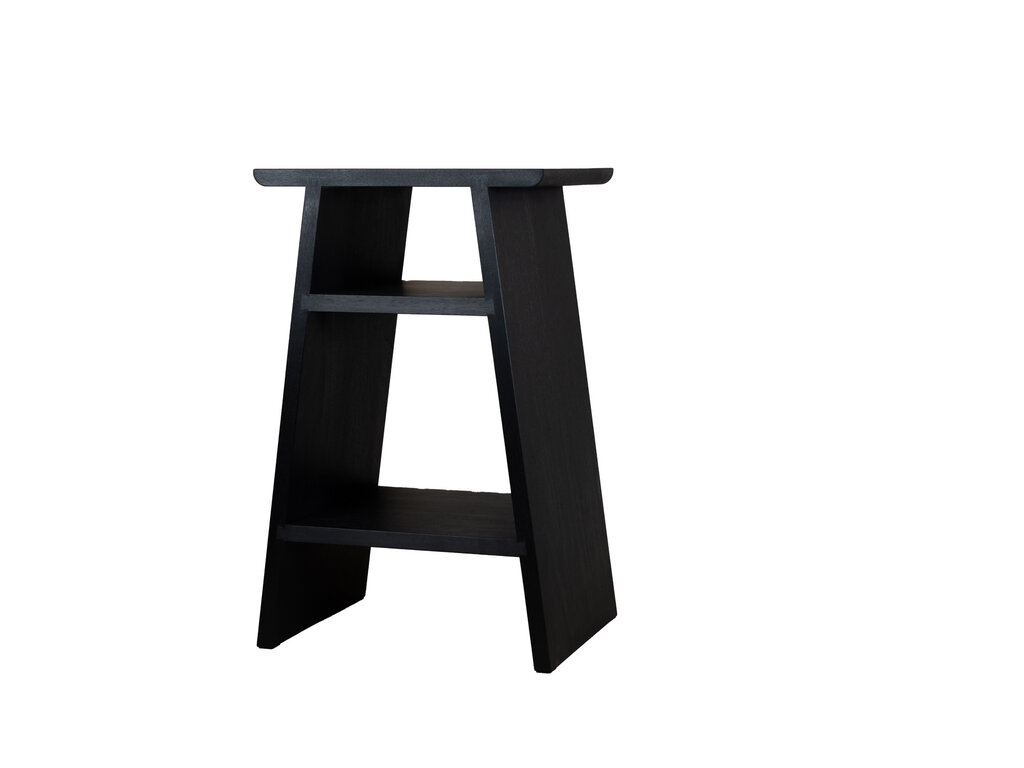 Gilbert Garcia Counter Stool in Dark Walnut (Black Stained)