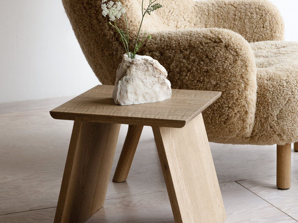 Gilbert Garcia Small Stool in White Oak (Soap Finish)