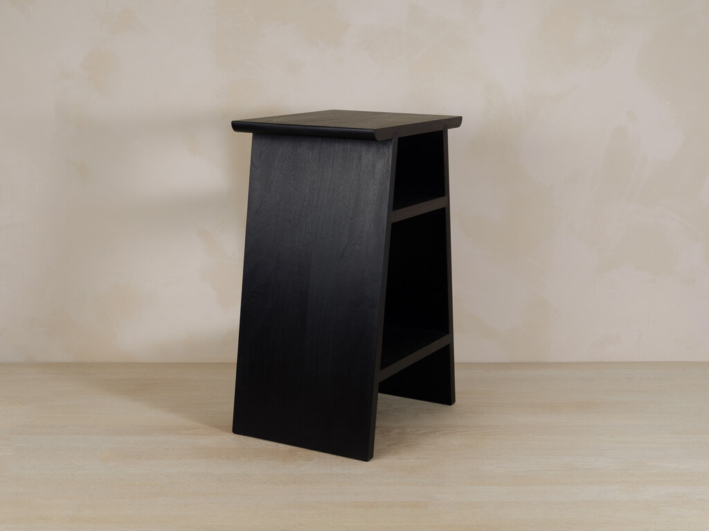 Gilbert Garcia Counter Stool in Dark Walnut (Black Stained)