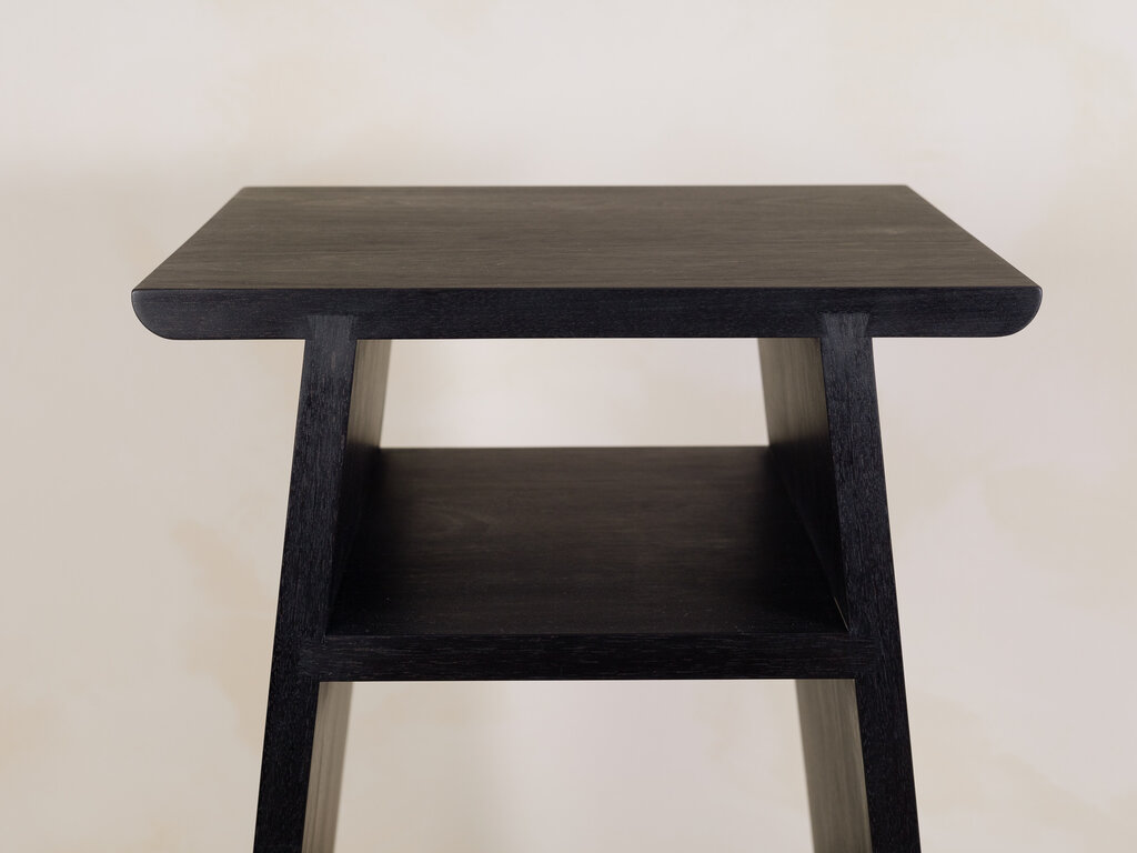 Gilbert Garcia Counter Stool in Dark Walnut (Black Stained)