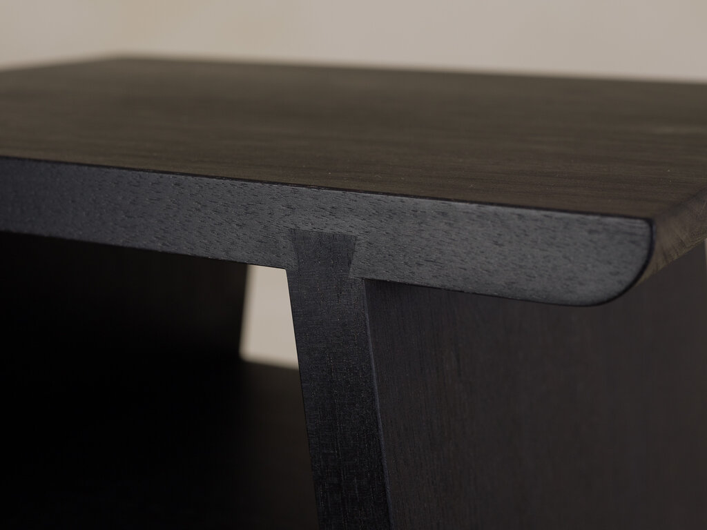 Gilbert Garcia Counter Stool in Dark Walnut (Black Stained)