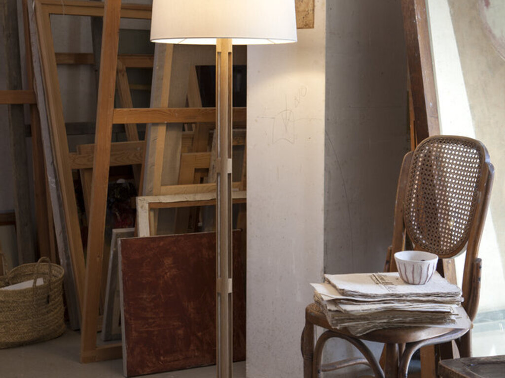 Miguel Mila for Santa & Cole FAD Fija Floor Lamp