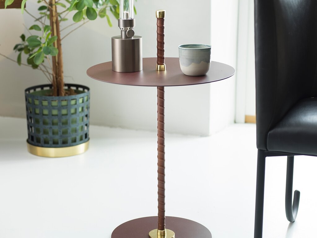 klong Cabaret Side Table (Burgundy)