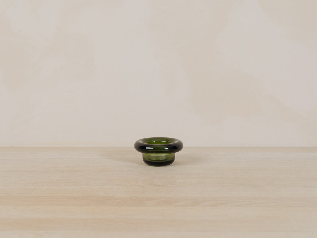 Nedre Foss Sirkel Tealight Holder (Forest Green)