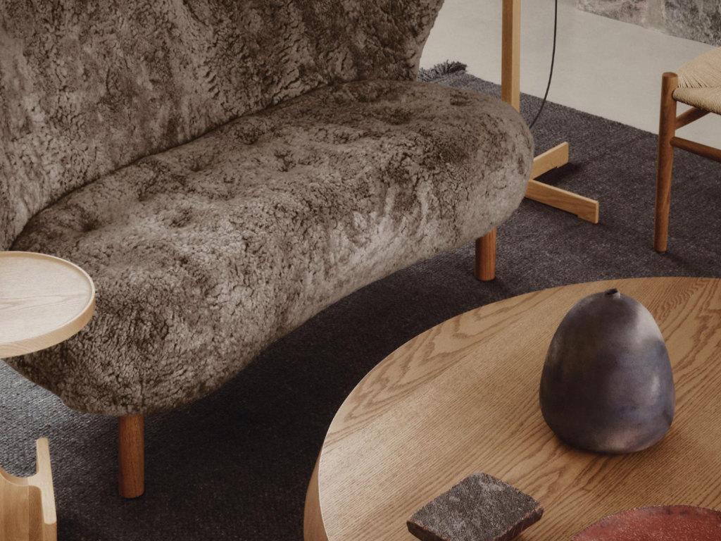 Thom Fougere for Mark Krebs Basket Area Rug, Truffle