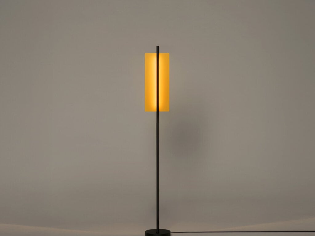 Antoni Arola for Santa & Cole Lámina Dorada 45 Floor Lamp