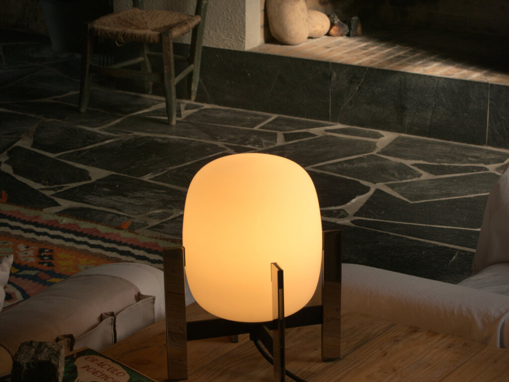 Miguel Mila for Santa & Cole Cesta Metálica Floor Lamp