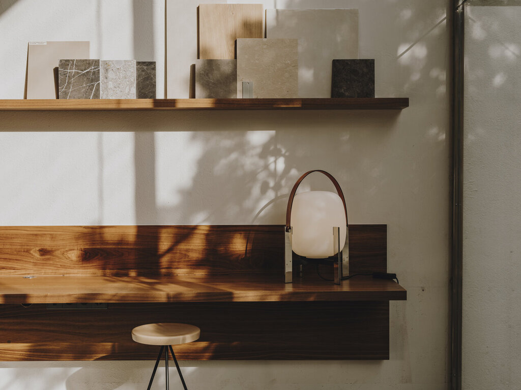 Miguel Mila for Santa & Cole Cesta Metálica Floor Lamp