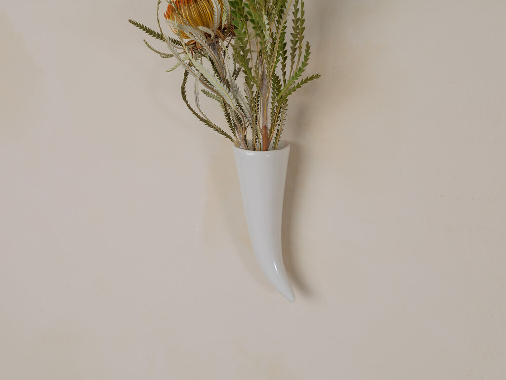 Renaud Sauvé Horn Shaped Wall Vase No. 42