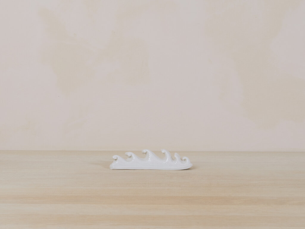 Renaud Sauvé Carved Waves Brush Rest No. 29