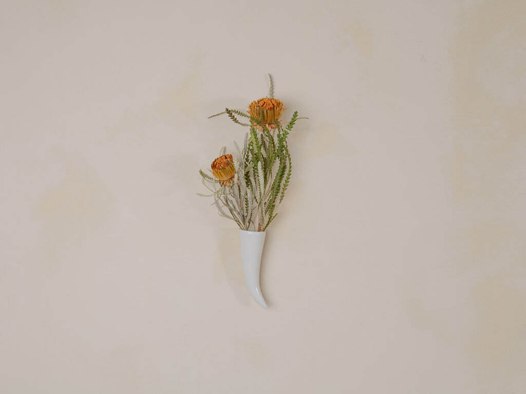 Renaud Sauvé Horn Shaped Wall Vase No. 42