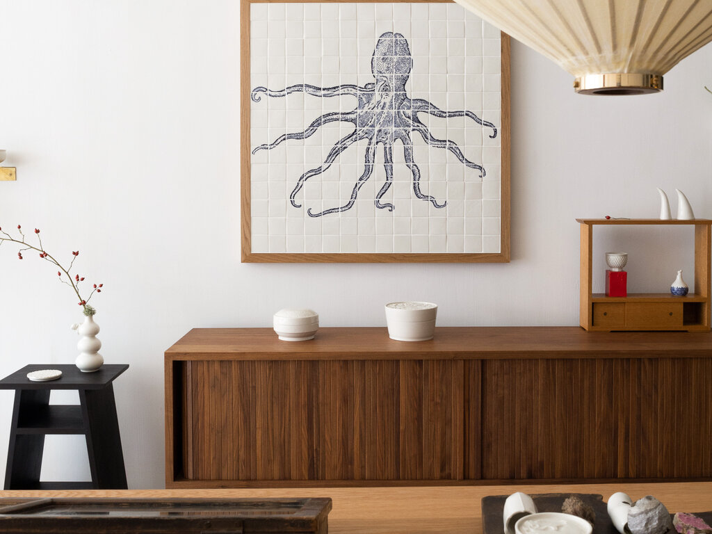 Renaud Sauvé Porcelain Box w/ Carved Leaves Lid