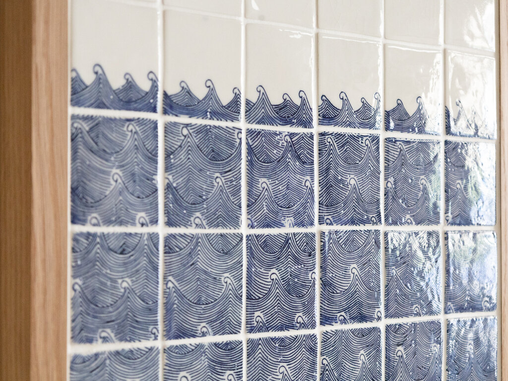 Renaud Sauvé Porcelain Tile with Waves