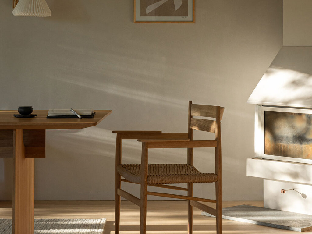 Karimoku Case N-DC04 Armchair (Paper Cord)