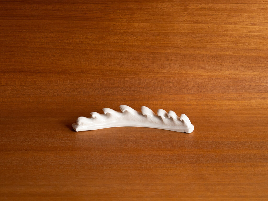Renaud Sauvé Carved Waves Brush Rest No. 28