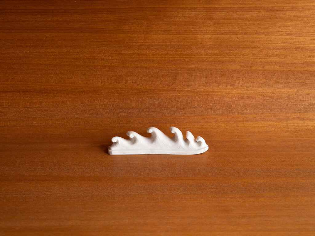 Renaud Sauvé Carved Waves Brush Rest No. 29