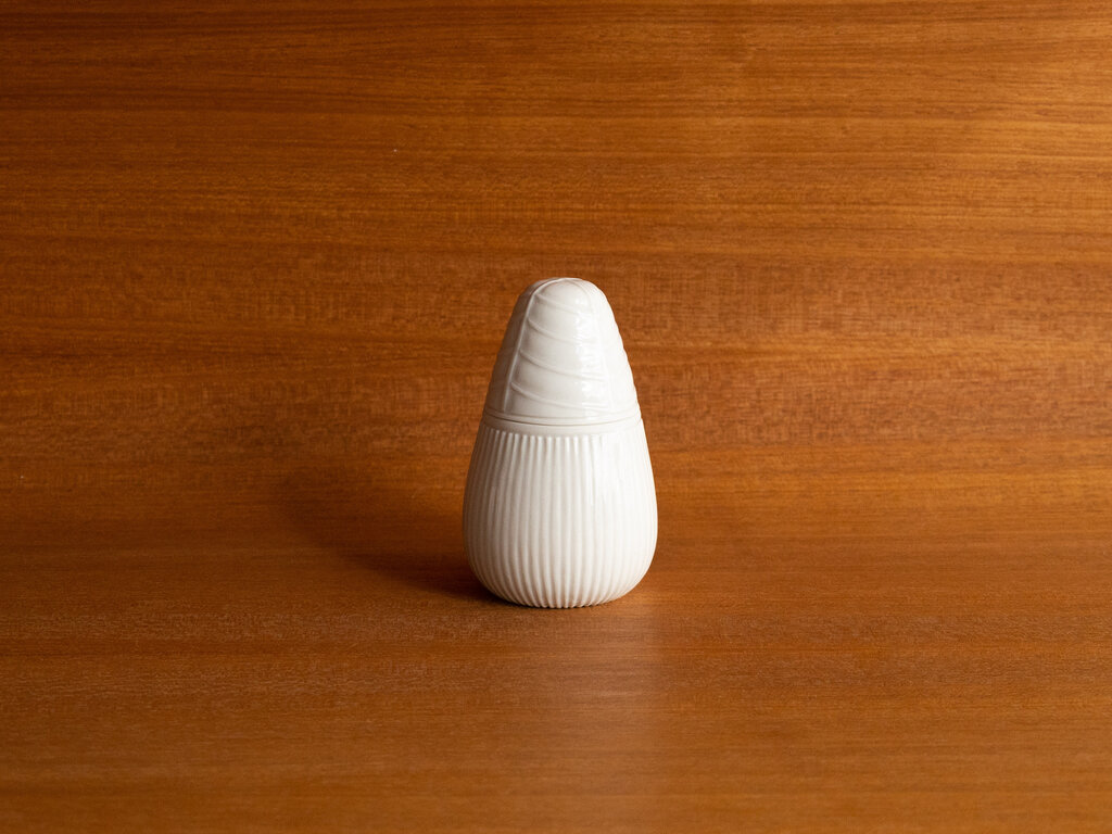 Renaud Sauvé Pear Shaped Container w/ Vertical Ribs No. 62