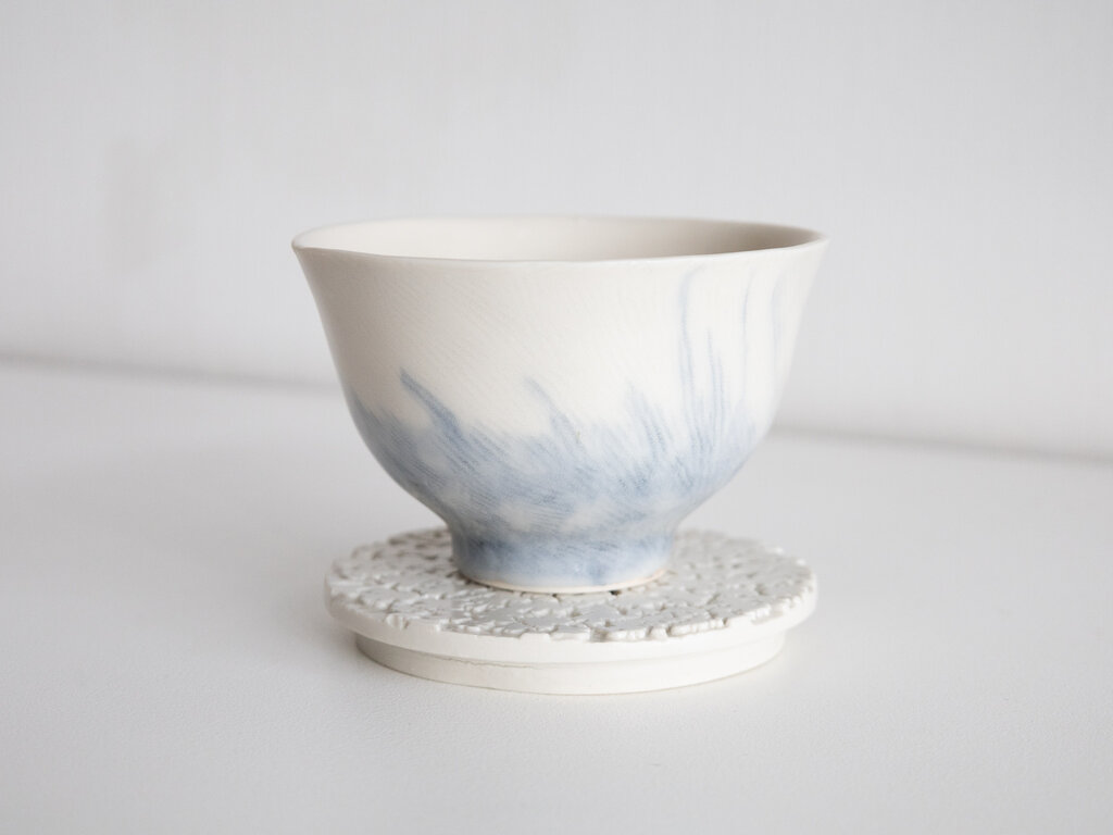 Renaud Sauvé Bowl w/ Etched Rope Pattern No. 20