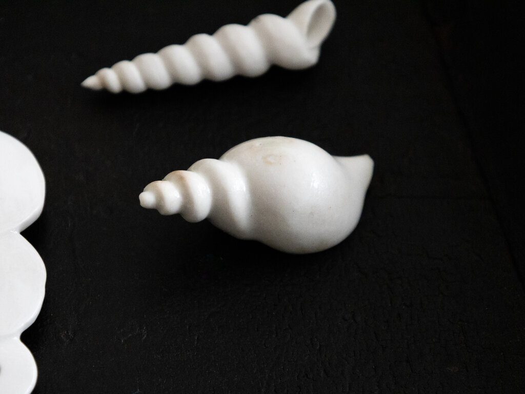 Renaud Sauvé Porcelain Carved Shell No. 33