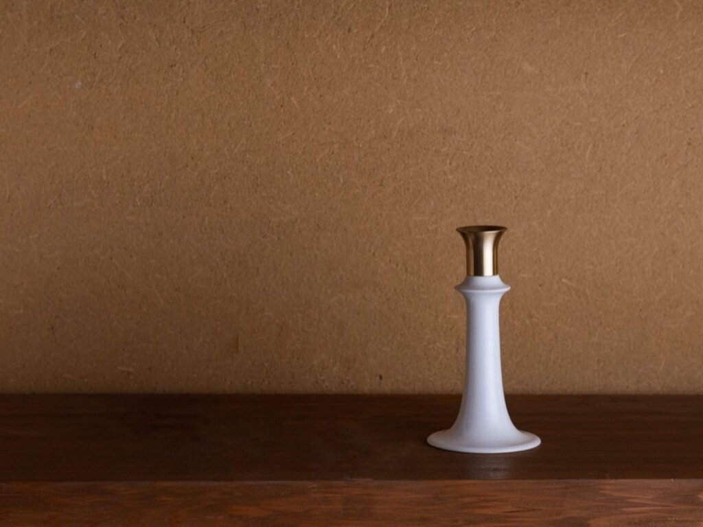 Oji Masanori for Jicon Porcelain Candle Stand L