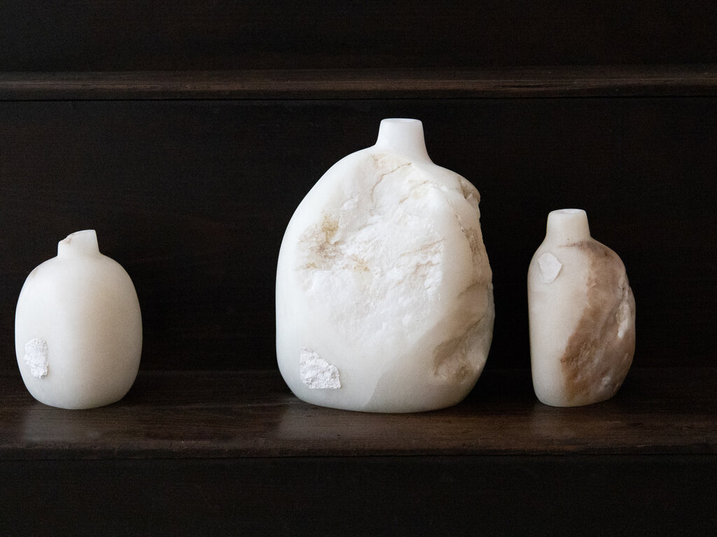 Elizabeth Lenny Alabaster Vase No. 36