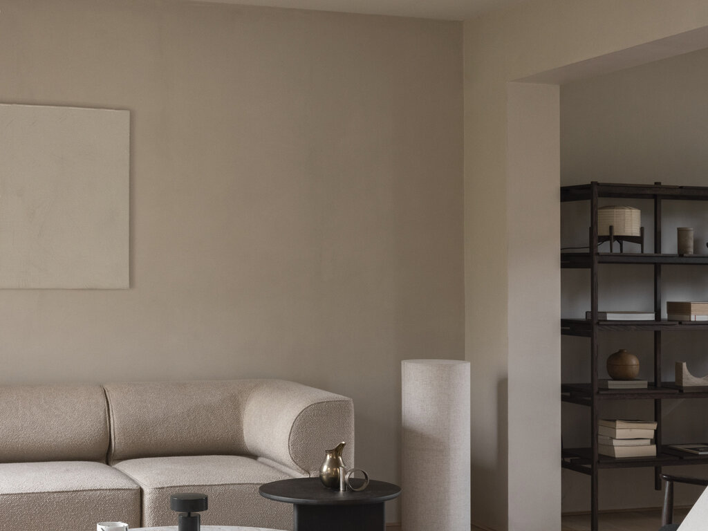 Karimoku Case N-ST01 Large Coffee Table (Wood and Marble)