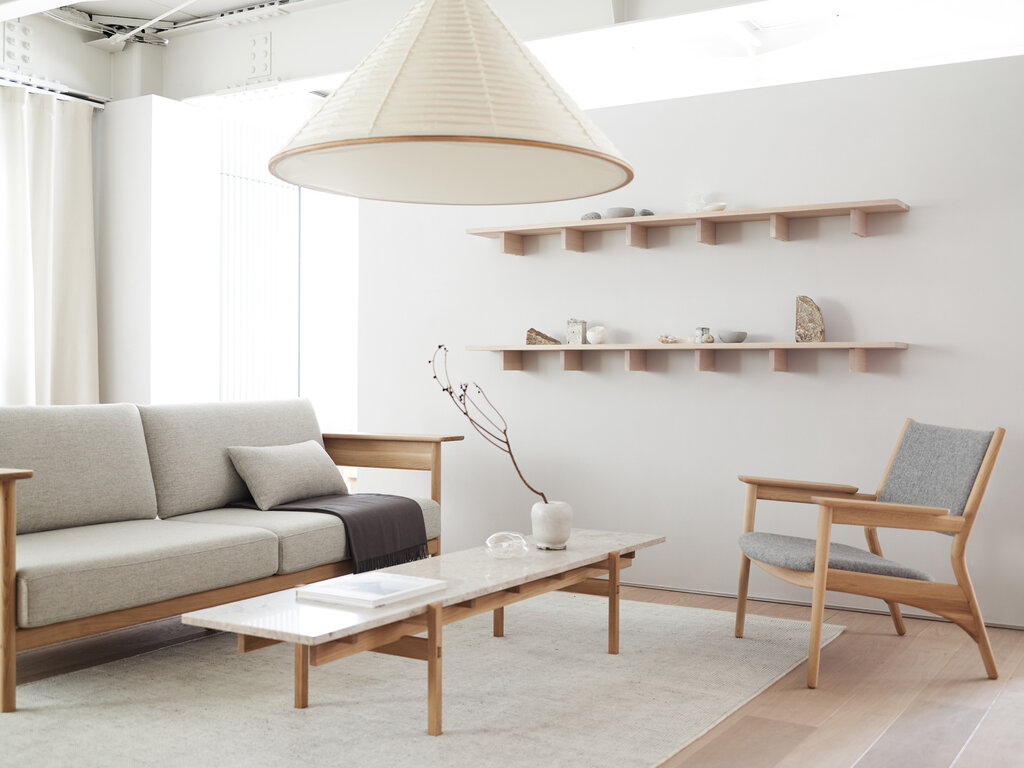 Karimoku Case Kinuta N-S01 2-Seater Sofa