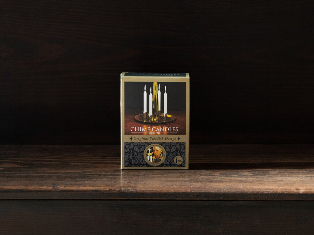 Swedish Angel Chime Candles, Box of 20