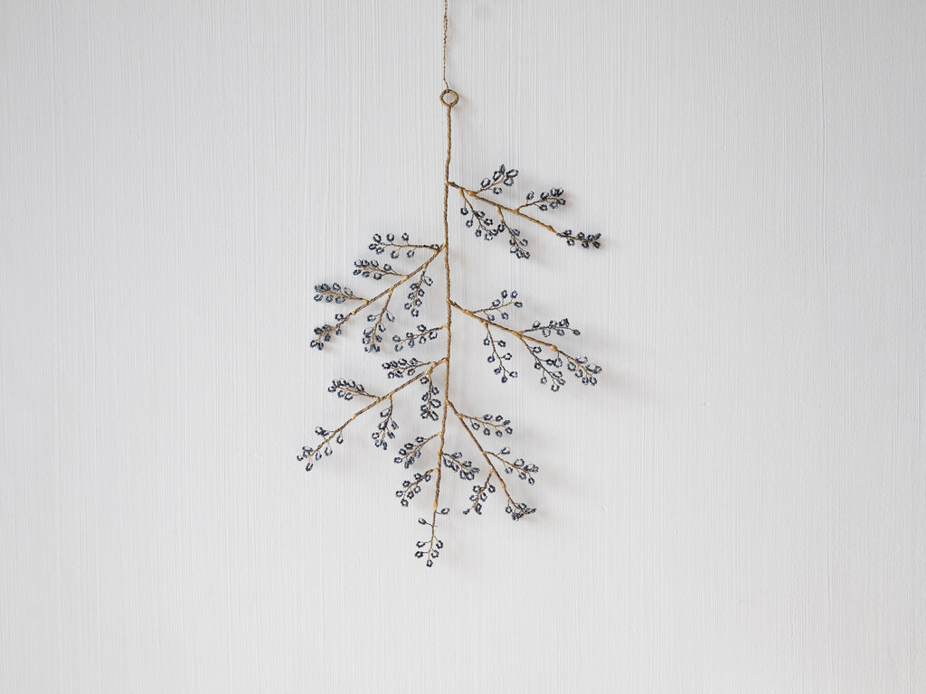 Beaded Branch Ornament