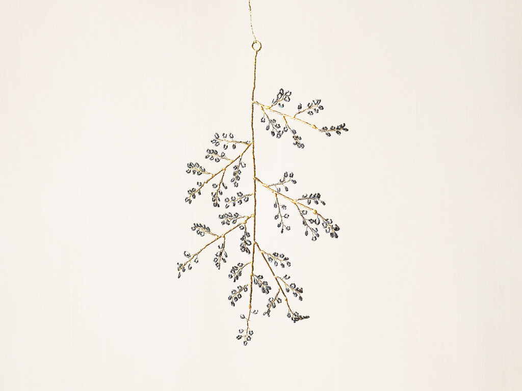 Beaded Branch Ornament