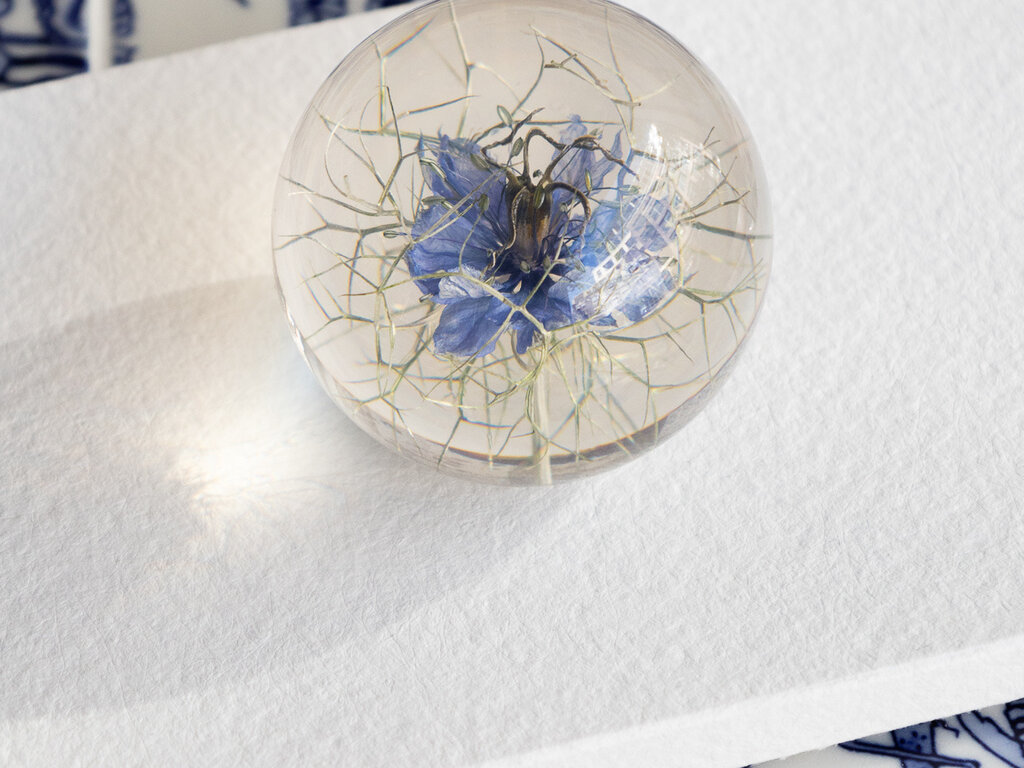 Hafod Grange Paperweight Nigella Paperweight