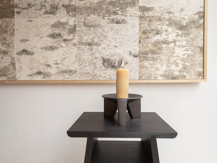 Nedre Foss Anker, Iron candleholder by Anderssen & Voll