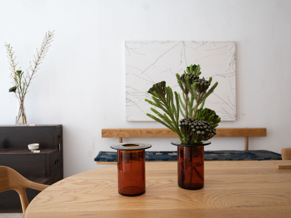 Nedre Foss Rabarbra Glass Vase by Anderssen & Voll