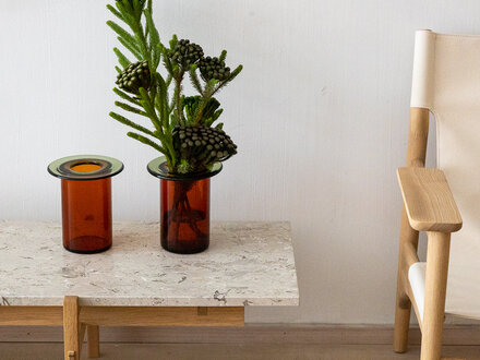 Nedre Foss Rabarbra Glass Vase by Anderssen & Voll