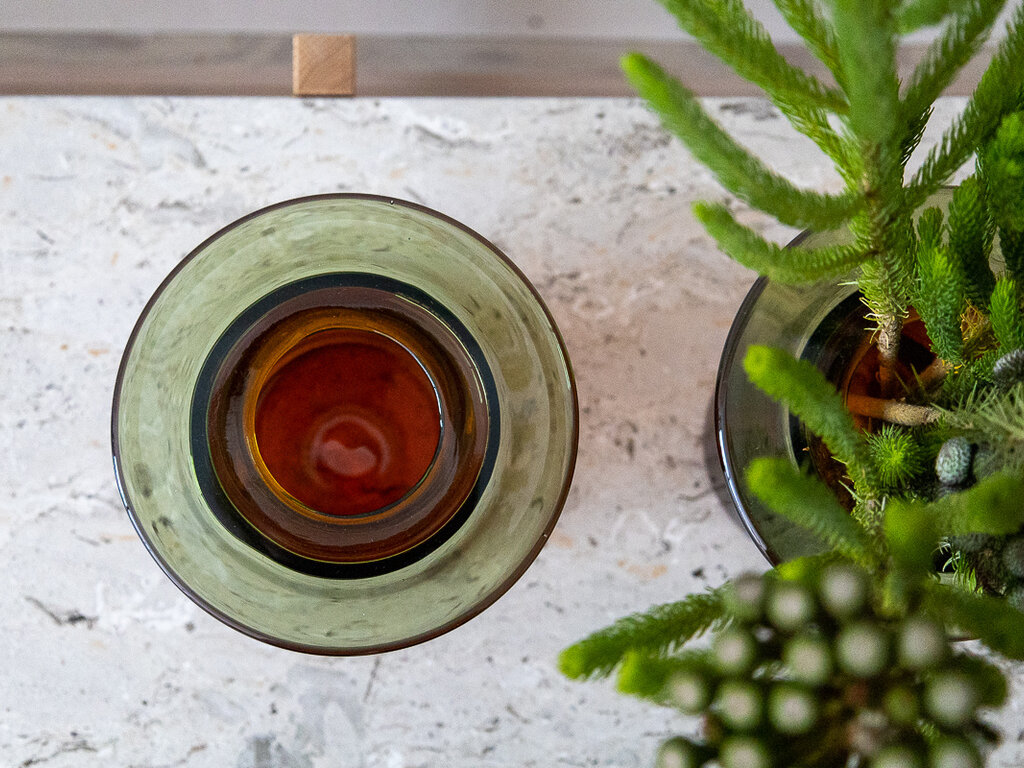 Nedre Foss Rabarbra Glass Vase by Anderssen & Voll